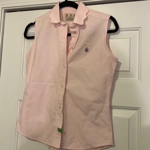 EUC Kiel James Patrick sleeveless scalloped Oxford
